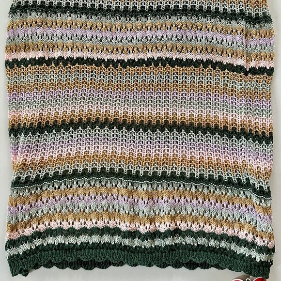 Sunset Stripe Knit Midi Skirt | Size XL / 14-16 - Picture 5 of 7
